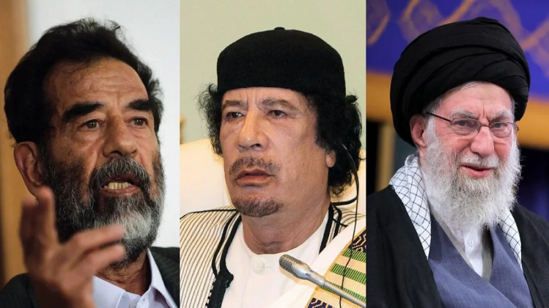 সাদ্দাম-গাদ্দাফি-খামেনি, ছবি: সংগৃহীত