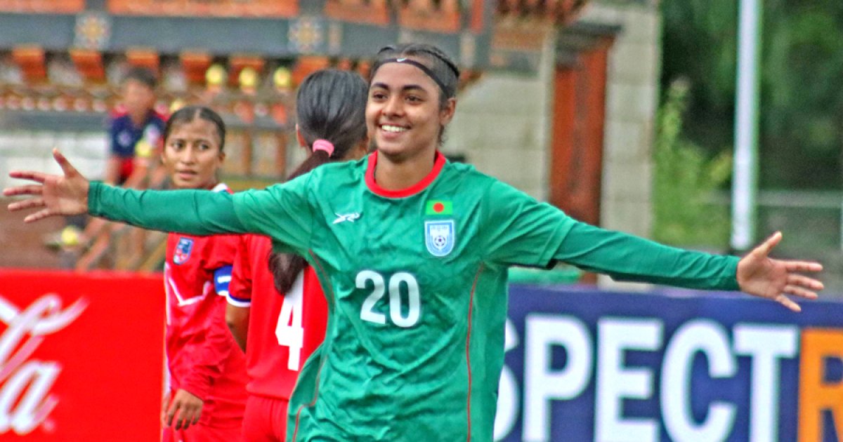 প্রীতির হ্যাটট্রিকে নেপালকে ফের হারালো বাংলাদেশ