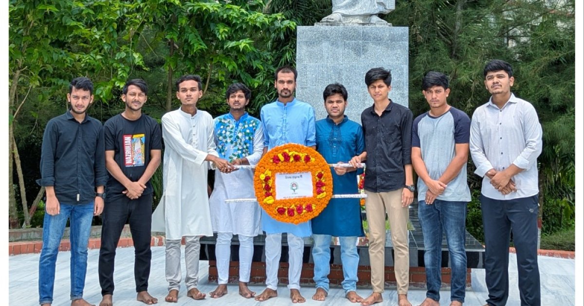 কবি নজরুলের ৪৯তম প্রয়াণ দিবসে জাককানইবি প্রেসক্লাবের শ্রদ্ধাঞ্জলি
