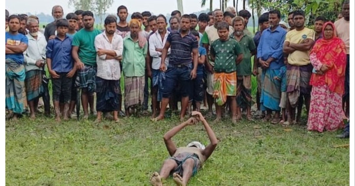 পঞ্চগড়ে পরিত্যক্ত ডোবা থেকে এক ব্যক্তির মরদেহ উদ্ধার