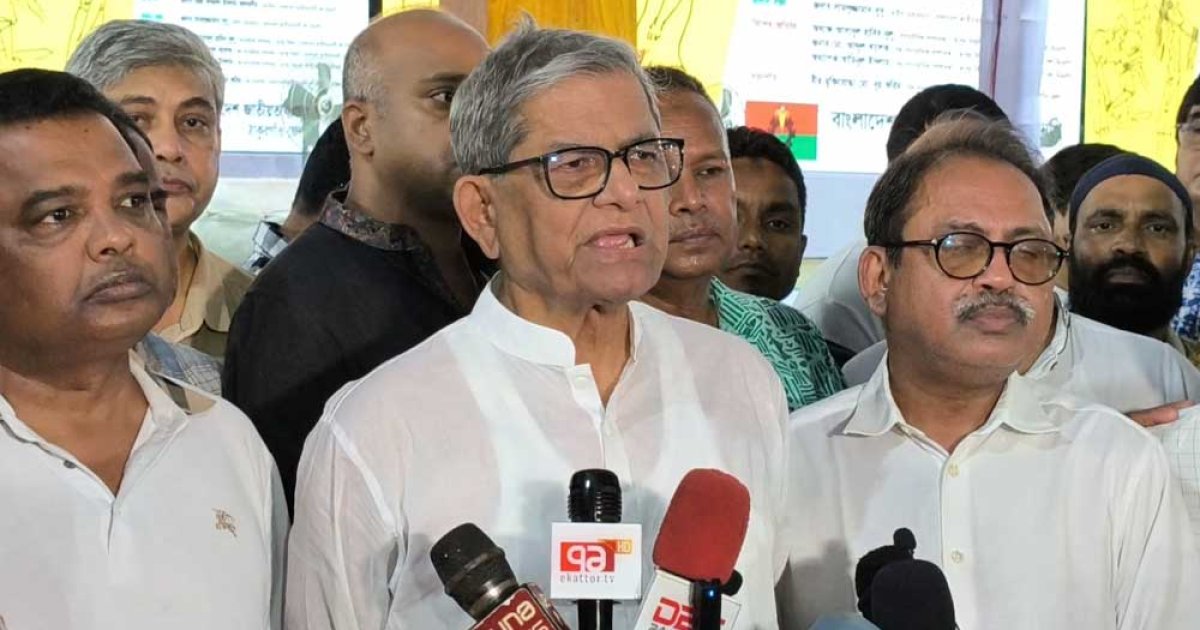 নির্বাচন নিয়ে শঙ্কা দেখছে না বিএনপি, যথাসময়েই অনুষ্ঠিত হবে: মির্জা ফখরুল