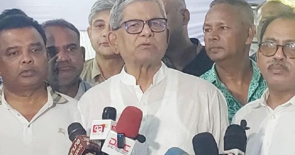 দেশকে ফ্যাসিস্ট মুক্ত করতে কাজ করছে বিএনপি: ফখরুল