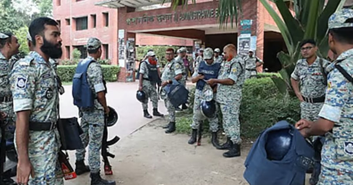 কঠোর নিরাপত্তার চাদরে মোড়া জাবি ক্যাম্পাস