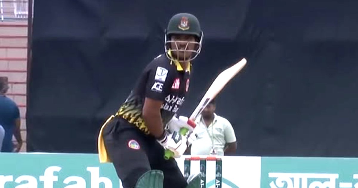 ‘গোল্ডেন ডাক’ মেরে এনসিএল শুরু শান্তর