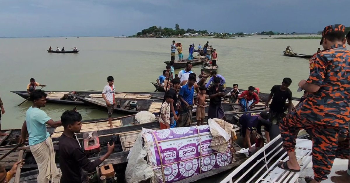 ৪০ ঘণ্টা পর ধনু নদে ভেসে উঠল নিখোঁজ তিন মরদেহ