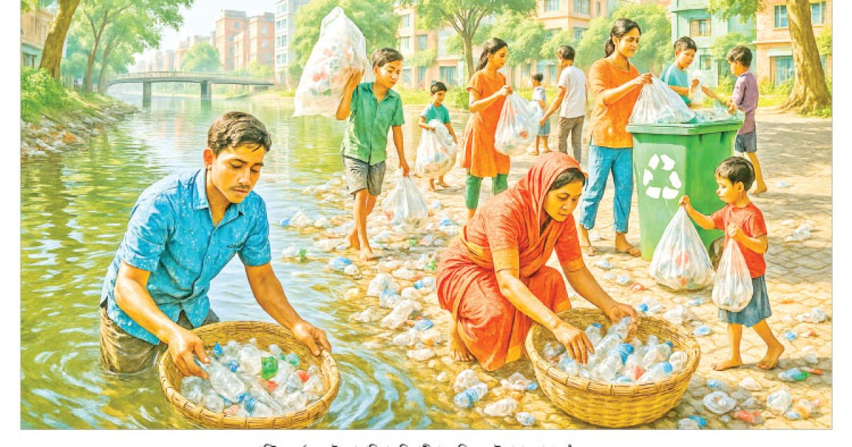 বিশ্ব জুড়ে প্লাস্টিকের বর্জ্য