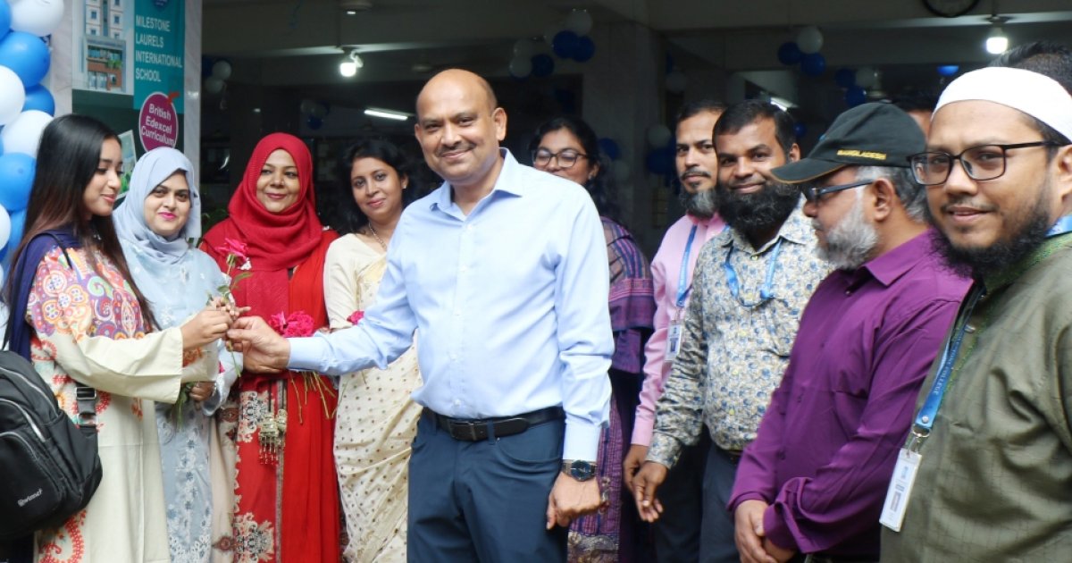 মাইলস্টোন কলেজে একাদশ শ্রেণির ওরিয়েন্টেশন ক্লাশ