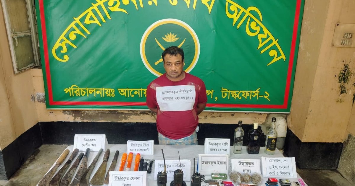 আনোয়ারায় শীর্ষ অপরাধী আখতার হোসেন গ্রেপ্তার