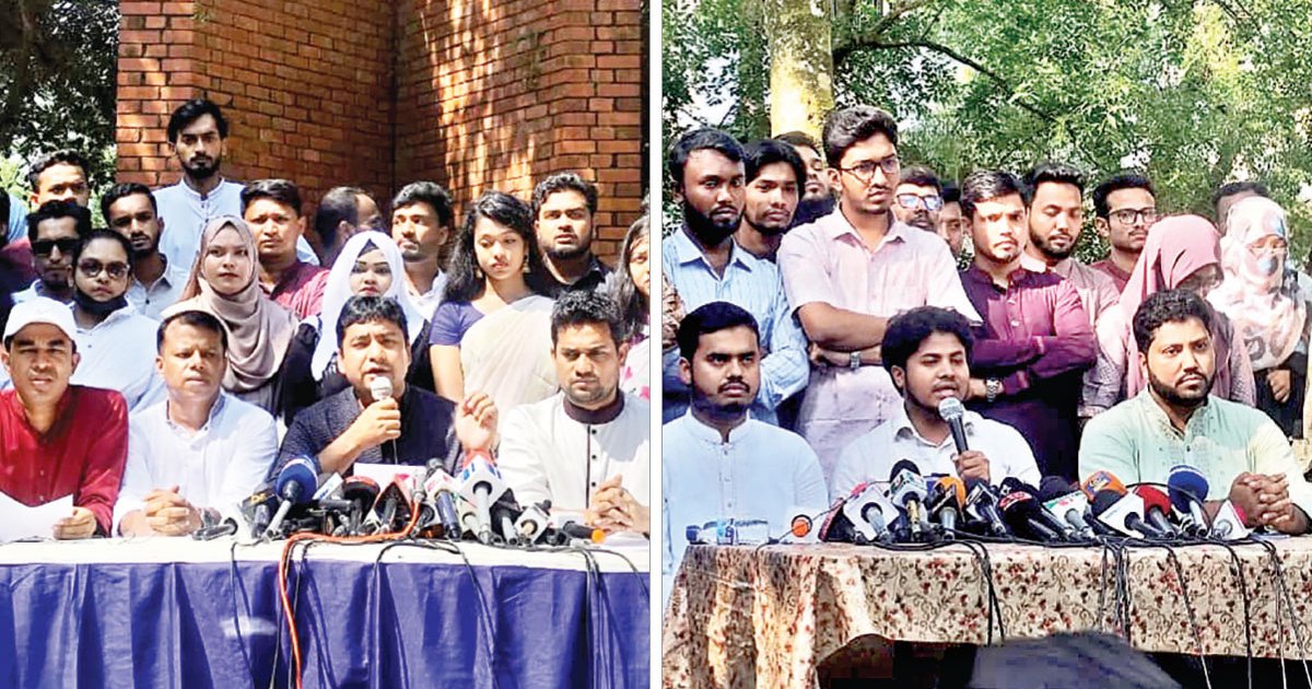 ছাত্রদল-শিবিরের প্যানেল ঘোষণা