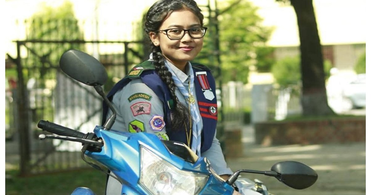 প্রেসিডেন্ট’স রোভার স্কাউট অ্যাওয়ার্ড পেলেন শেকৃবির মিলা