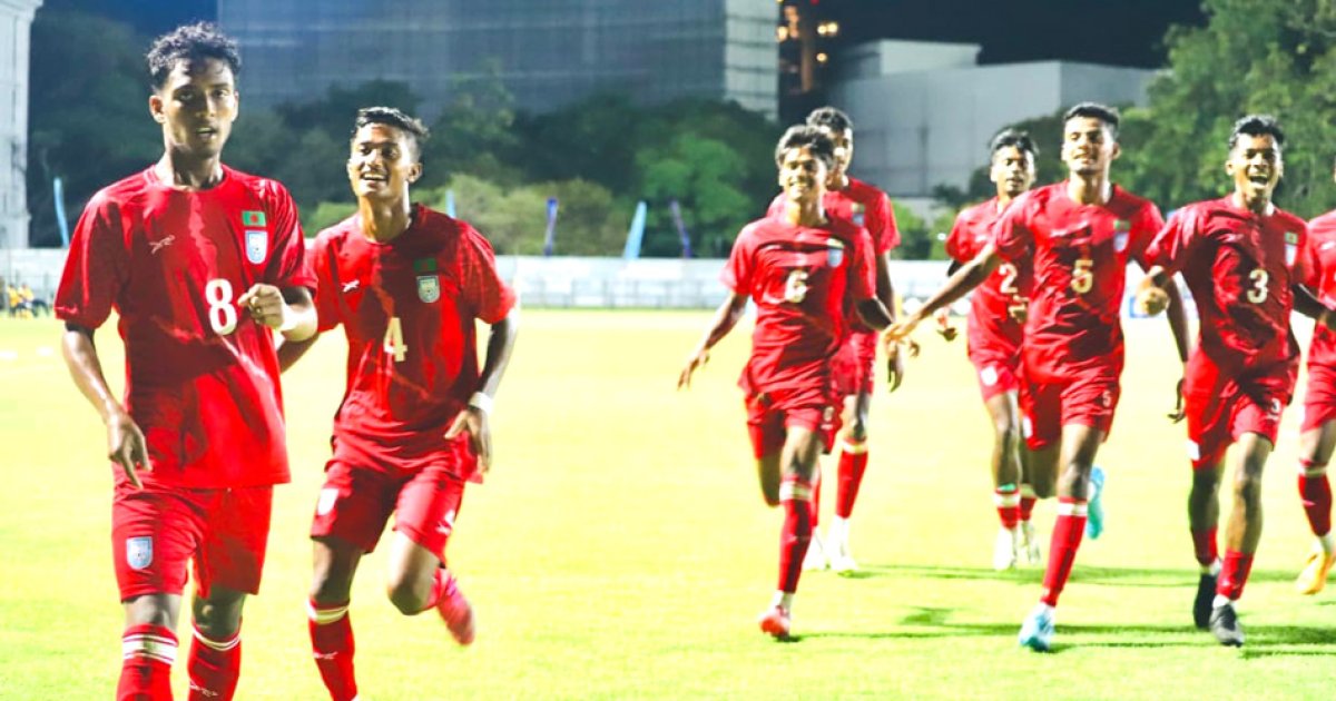 রিফাতের হ্যাটট্রিক, গ্রুপ সেরা হয়ে সেমিফাইনালে বাংলাদেশ