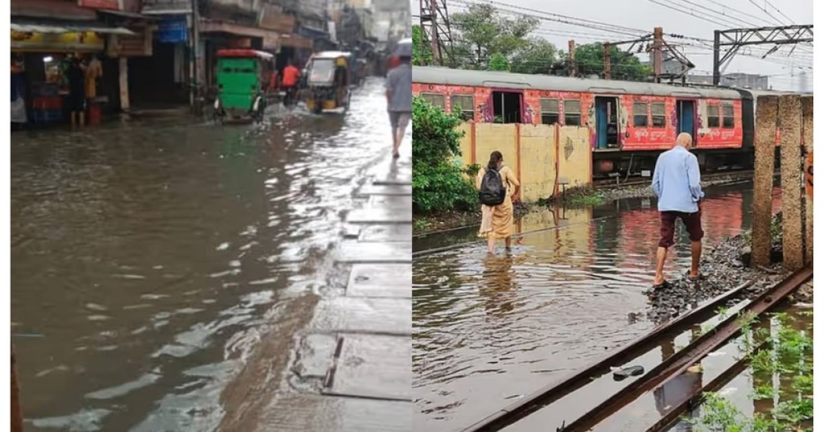 রাতভর বৃষ্টিতে ডুবলো কলকাতা, মৃত্যু ৫