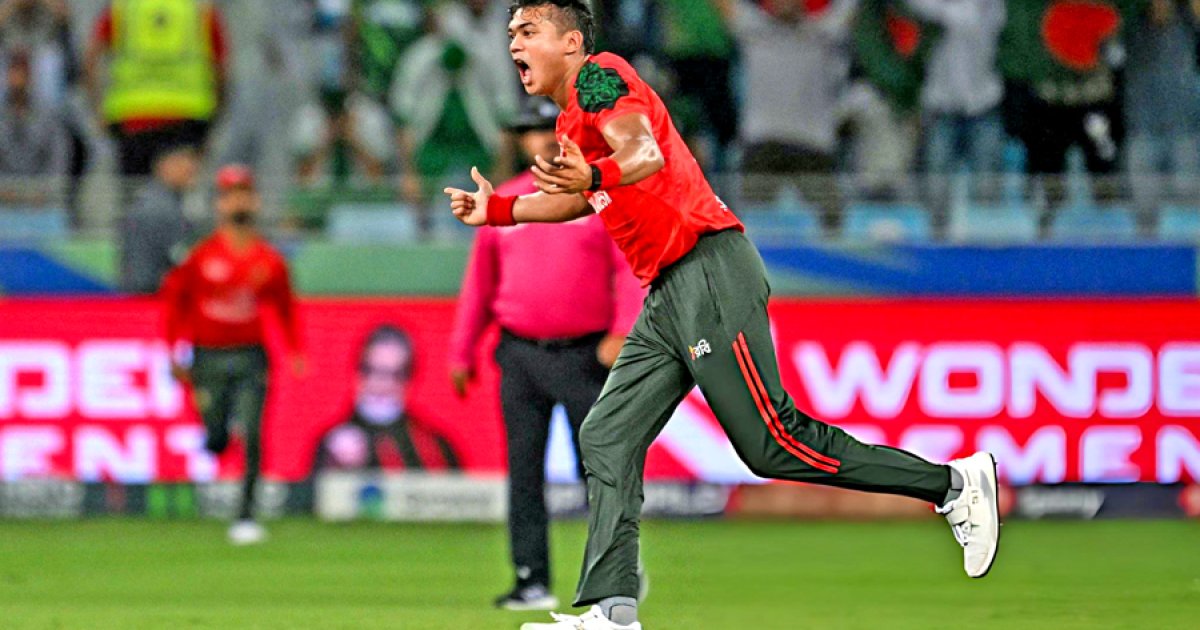 সাকিব-মোস্তাফিজের পর তাসকিনের ১০০ শিকার