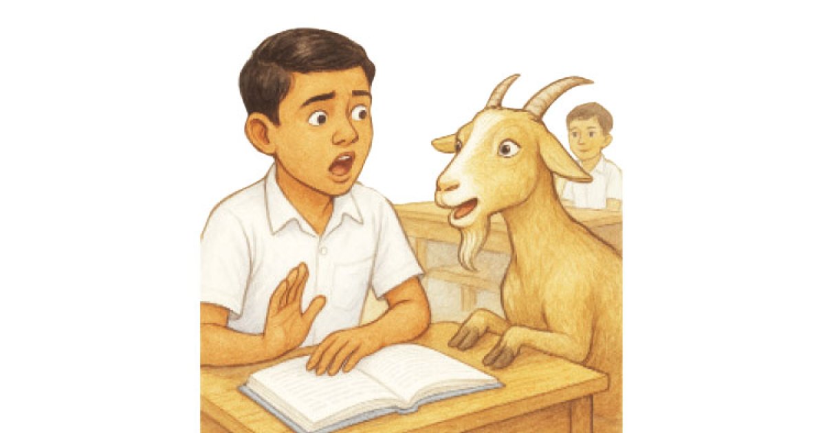 বই খাওয়া ছাগল
