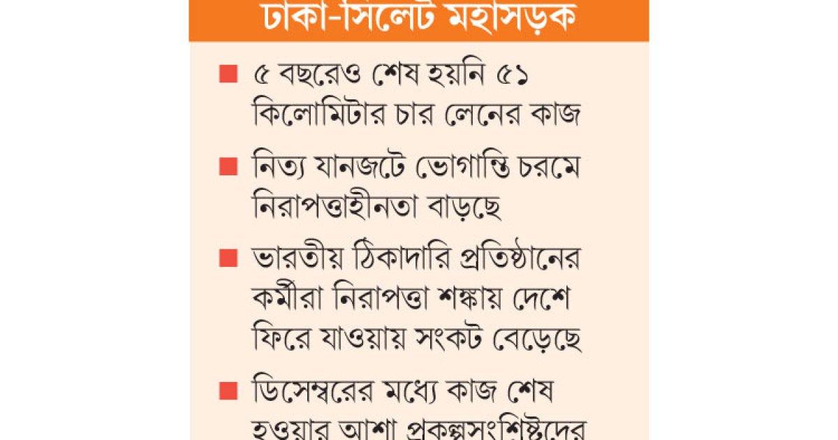 দুর্ভোগের ষোলোকলা চার লেনে