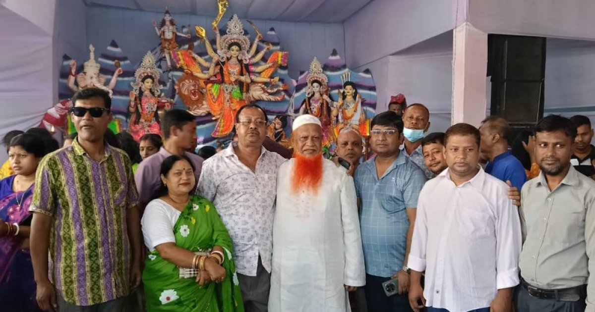 পঞ্চগড়ে দুর্গাপূজার মণ্ডপ পাহারায় বিএনপির নেতারা