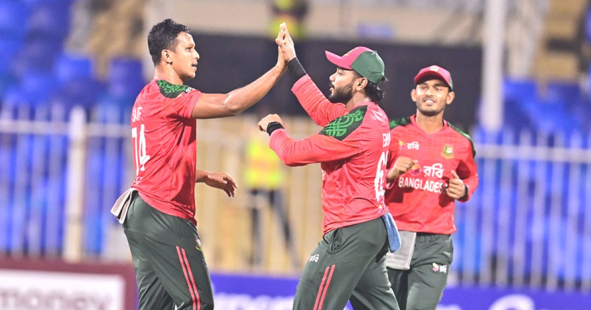 সাইফউদ্দিন-সাকিবের দারুণ বোলিং তবু আফগানরা করল ১৪৩