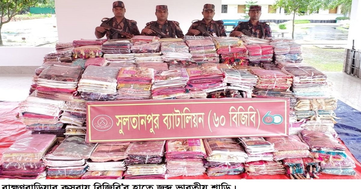 ব্রাহ্মণবাড়িয়ায় কোটি টাকার শাড়ি ও ৪৭ লাখ টাকার ফুচকা জব্দ