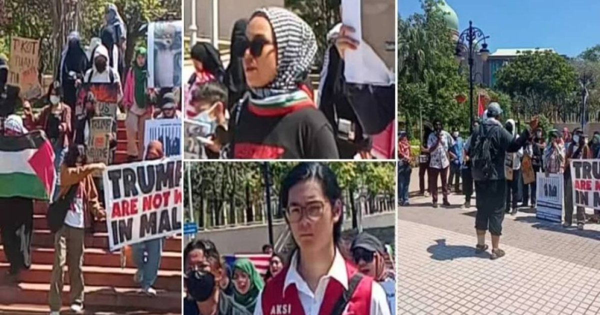 ‘ডাম্প ট্রাম্প’ প্ল্যাকার্ডে উত্তাল মালয়েশিয়া