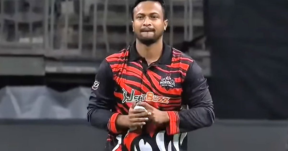 ১ ওভারে ২৭ রান দেওয়া সাকিব মারলেন ‘গোল্ডেন ডাক’