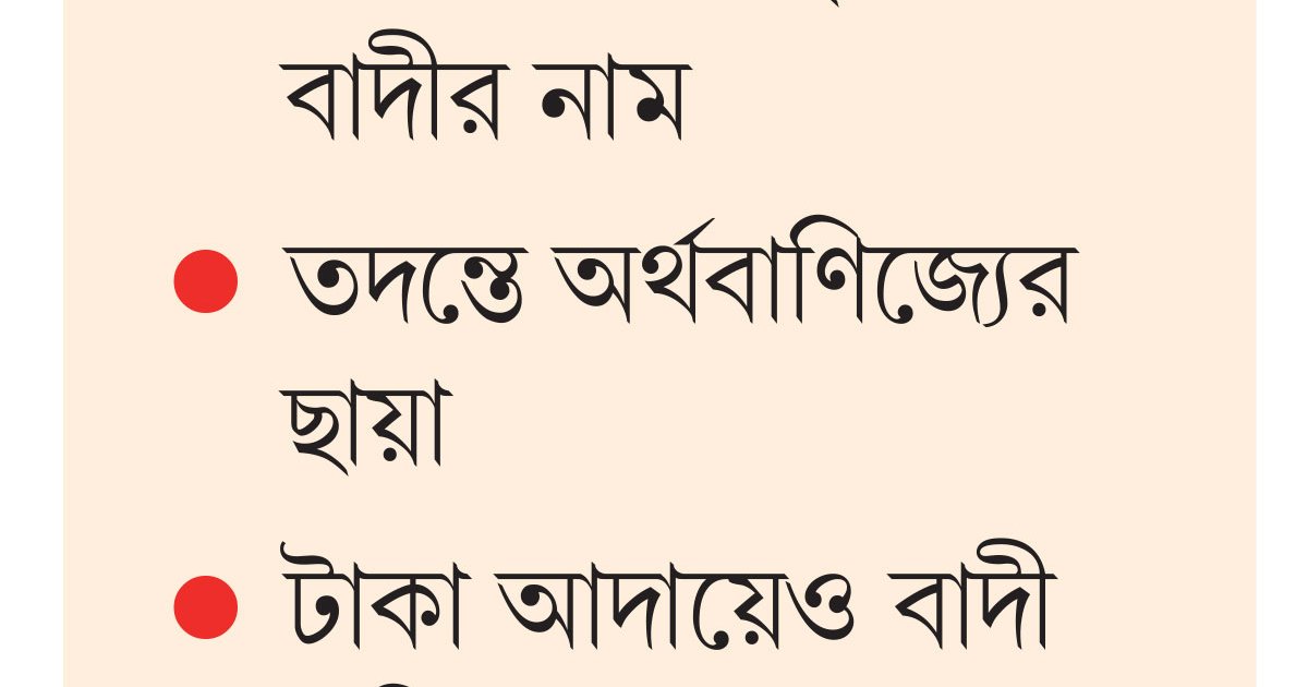 মিথ্যা মামলায় ফাঁসছেন বাদী