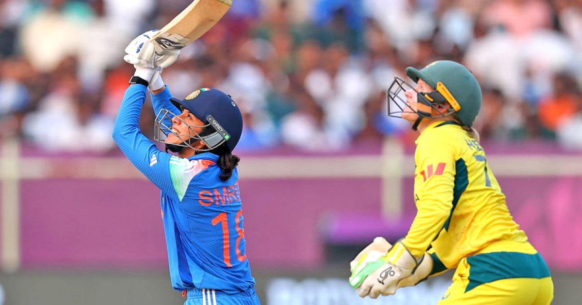 বিশাখায় 'স্মৃতি' রেখে গেলেন স্মৃতি মান্ধানা