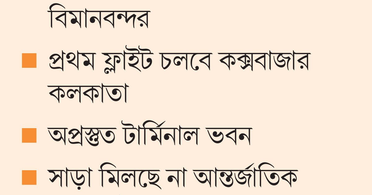 সমস্যার মধ্যেই আন্তর্জাতিক বিমানবন্দর