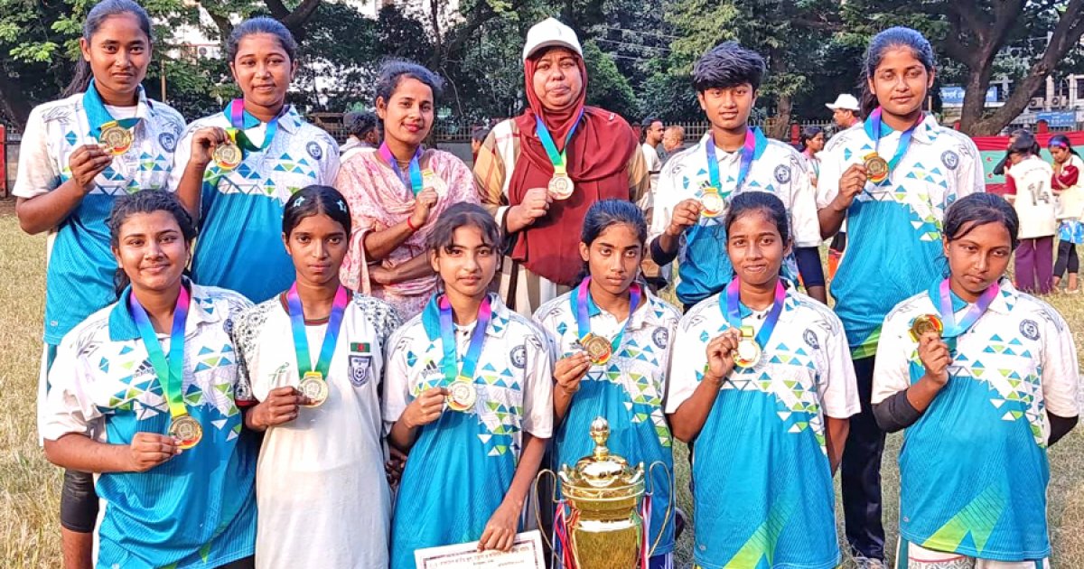 রাবেয়া-আলী গার্লস স্কুল-কলেজ ঢাকা বিভাগীয় কাবাডি চ্যাম্পিয়ন