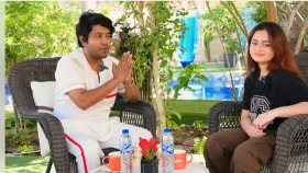দুবাইয়ে আরাভ খানের বাড়িতে লুবাবা