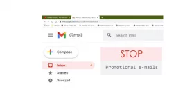 প্রমোশনাল ইমেইল থেকে বিরত থাকুন