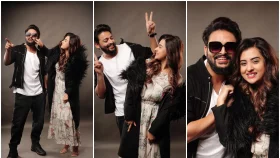 সৌরভের গাল টেনে দিলেন বুবলী