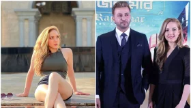 ভারতে কী করছেন শাকিব খানের মার্কিন নায়িকা?