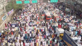 ইজতেমার ময়দানে জুমার নামাজে লাখো মুসল্লি