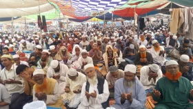 আখেরি মোনাজাতের মাধ্যমে শেষ হল বিশ্ব ইজতেমার প্রথম পর্ব