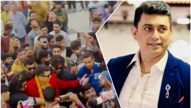 জায়েদ খানকে দেখতে গিয়ে শাটারের নিচে পড়ে আহত ২