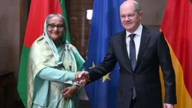 জার্মানির চ্যান্সেলরের সঙ্গে প্রধানমন্ত্রীর বৈঠক