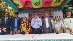 এক ইঞ্চি জমিও কেউ অবৈধভাবে দখল করতে পারবে না: তাপস 