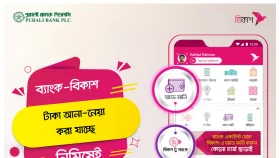 পূবালী ব্যাংক থেকে বিকাশে টাকা আনা-নেয়ার সেবা চালু