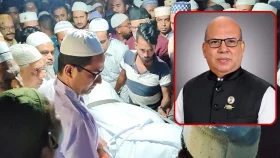 বেইলি রোড ট্রাজেডি: কুলাউড়ায় চিরনিদ্রায় শায়িত অ্যাডভোকেট শামীম