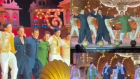 তিন খানকে এক করলেন আম্বানিরা, এক মঞ্চে নাচলেন শাহরুখ-সালমান-আমির