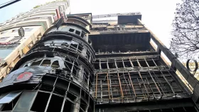 বেইলি রোডে আগুনের সূত্রপাত জানাল ফায়ার সার্ভিস