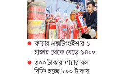 আগুন নেভানোর যন্ত্রের দামে আগুন