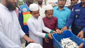 শিবচরে জব্দ ৫০ কেজি জাটকা গেল এতিমখানায়