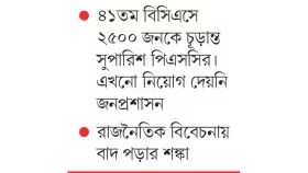 এক বিসিএসে ৫১ মাস