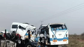 ওভারটেক করতে গিয়ে দুর্ঘটনার কবলে বিশ্ববিদ্যালয়ের বাস, নিহত ১১