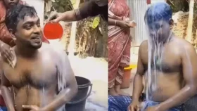 বিয়ের ৭ বছর পর স্ত্রী চলে যাওয়ায় দুধ দিয়ে গোসল