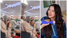 মসজিদে নববিতে গিয়ে কান্নায় ভেঙে পড়লেন গওহর খান