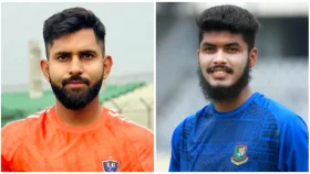 ৮ ছক্কায় শামিমের ৮৬, রিশাদের ৫ উইকেট