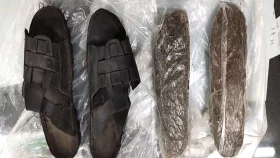 গাঁজার জুতা যাচ্ছিল মেলায়