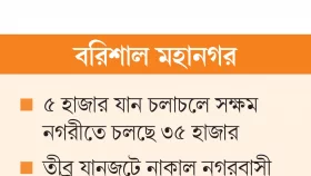 সক্ষমতার সাতগুণ গাড়ি সড়কে